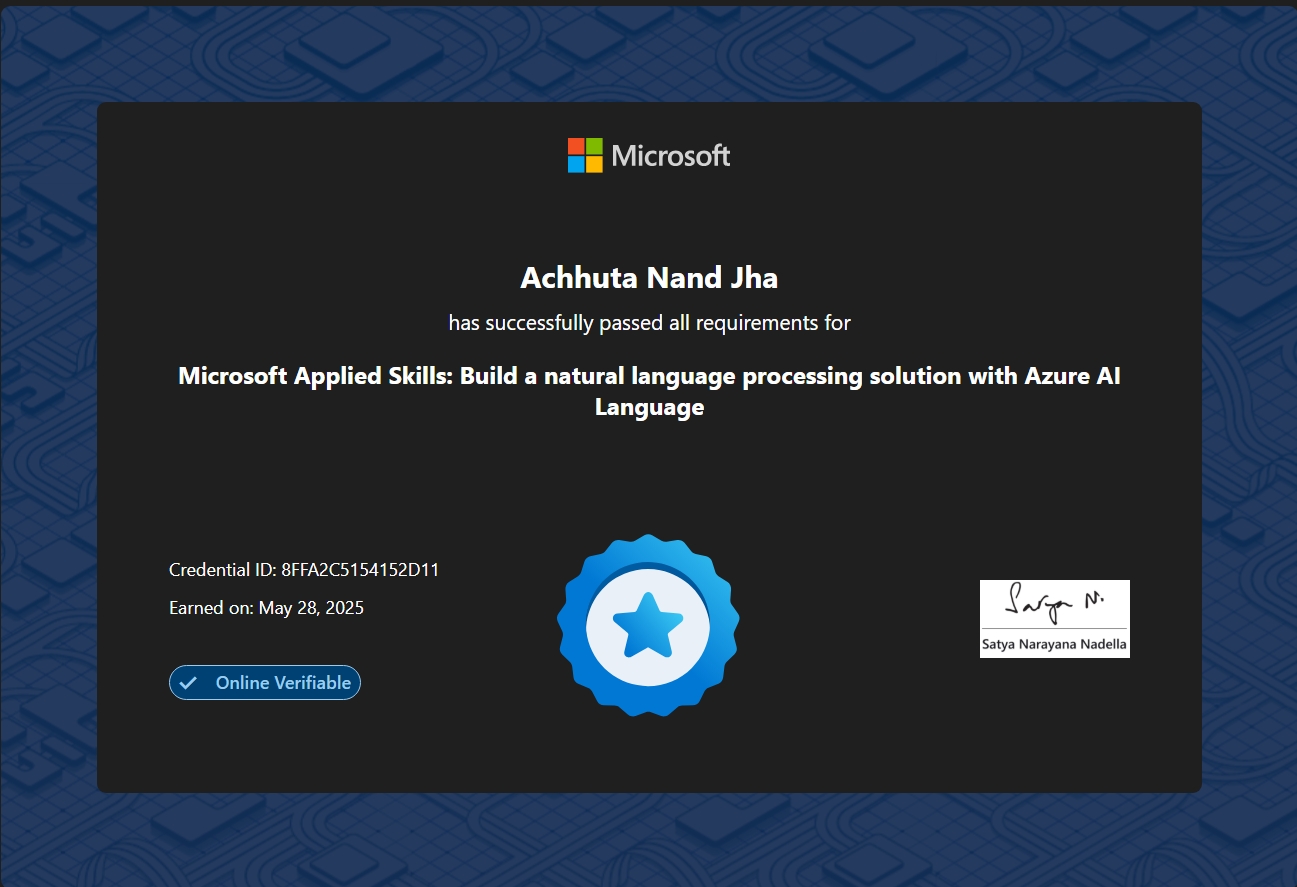 Microsoft Applied Skills